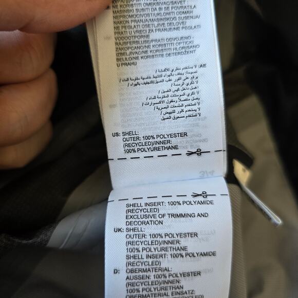 *NWOT adidas Womens Xploric RAIN.RDY Hiking Nylon Jacket Black Size M Full Zip - Picture 8 of 9